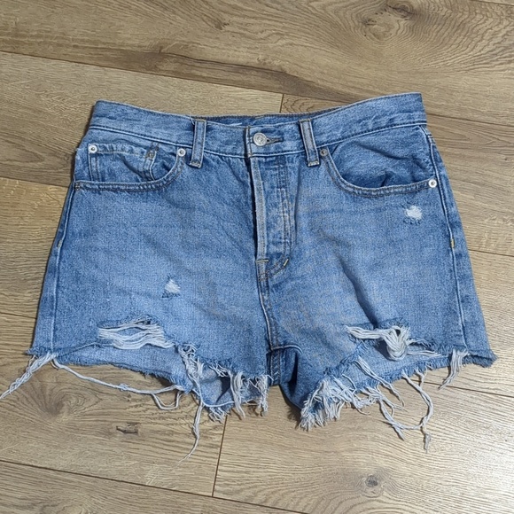 We The Free Pants - We The Free People Cut Off Jean Denim Shorts 28